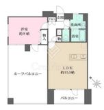 クレベール西新宿 13階 間取り図