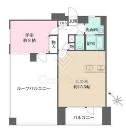 クレベール西新宿 13階 間取り図
