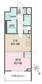 SILVERADO SHIBASAKI-CHO 206 間取り図