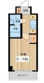 プロスペクト門前仲町 409 間取り図