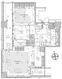 WORLD TOWER RESIDENCE 30階 間取り図