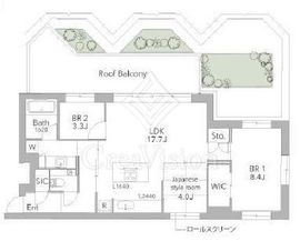 GranDuo桜新町 402 間取り図