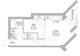 GranDuo桜新町 103 間取り図