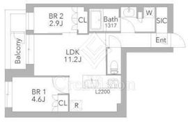 GranDuo桜新町 301 間取り図