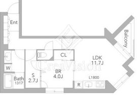 GranDuo桜新町 105 間取り図