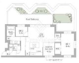 六本木ダイヤハイツ 8階 間取り図