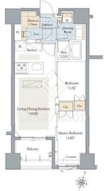 ガレリア ドゥエル神田岩本町 4階 間取り図