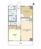 ミリアレジデンス西蒲田 405 間取り図
