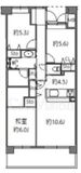 アソシエール溝の口 11階 間取り図