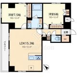 エストレリータ中目黒 201 間取り図