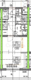 ラヴィエール住吉駅前 405 間取り図