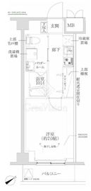 RELUXIA武蔵中原Ⅱ 402 間取り図