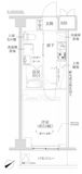 RELUXIA武蔵中原Ⅱ 408 間取り図
