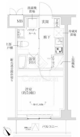 RELUXIA武蔵中原Ⅱ 315 間取り図