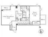 THE CONOE西麻布 2階 間取り図