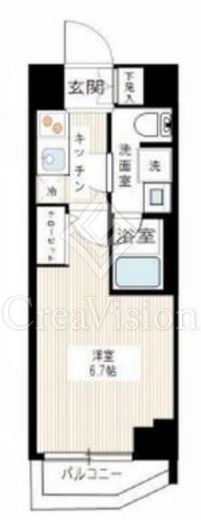 ARCOBALENO MUSASHIKOSUGI (アルコバレーノ武蔵小杉) 5階 間取り図