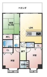 ライオンズガーデンヒルズ早稲田 5階 間取り図