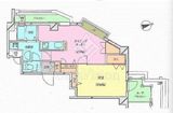 パークサイド白鳳代々木公園 4階 間取り図