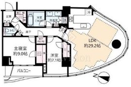 パークコート神宮北参道ザタワー 16階 間取り図