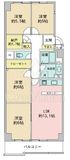 ファミール浜園 9階 間取り図