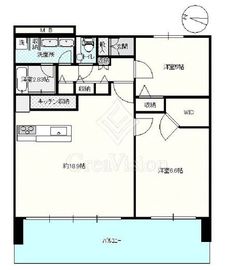 アーバンドックパークシティ豊洲タワー 37階 間取り図