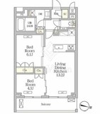 ミレーネ滝野川 503 間取り図