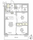 ミレーネ滝野川 507 間取り図