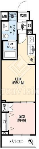 ファインスクェア新横浜 3階 間取り図