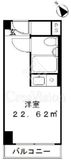 ステュディオ虎ノ門 2階 間取り図