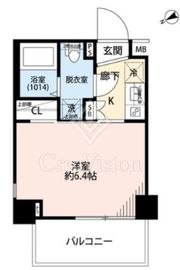 プレール・ドゥーク虎ノ門 5階 間取り図