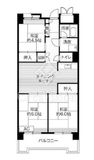 ビレッジハウス品川八潮タワー 1-1413 間取り図