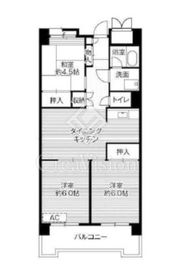 ビレッジハウス品川八潮タワー 1-1024 間取り図
