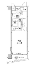 コンフォリア目黒八雲 203 間取り図