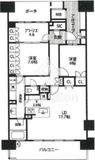 HARUMI FLAG SEA VILLAGE (晴海フラッグ シーヴィレッジ) 3階 間取り図