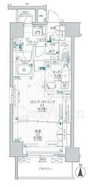 デュオステージ王子Ⅱ 9階 間取り図