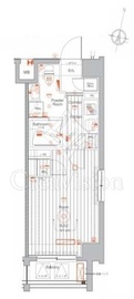 メイクスデザイン住吉アジールコート 8階 間取り図