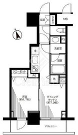 銀座レジデンス伍番館 704 間取り図