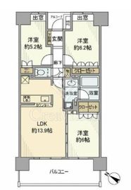ライオンズステージ西日暮里 11階 間取り図
