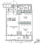 ONE ROOF RESIDENCE NISHI NIPPORI (ワンルーフレジデンス西日暮里) 1503 間取り図