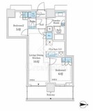 パークシティ中野　ザ　タワー　エアーズ 16階 間取り図