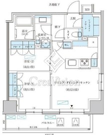 パークアクシス池袋イースト 1201 間取り図