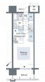 ロイヤルパークス豊洲 333 間取り図