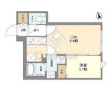 ウェルスクエア尾山台Ⅱ 202 間取り図