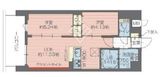 プレジオ西日暮里NORTH 802 間取り図