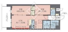プレジオ西日暮里NORTH 702 間取り図
