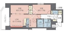 プレジオ西日暮里NORTH 203 間取り図