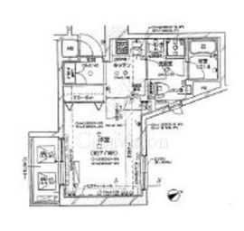 パレステュディオ虎ノ門 7階 間取り図