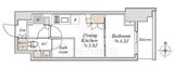 ブランシエスタ入谷グランデ 409 間取り図
