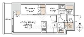 ブランシエスタ入谷グランデ 705 間取り図
