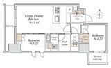 ブランシエスタ入谷グランデ 706 間取り図